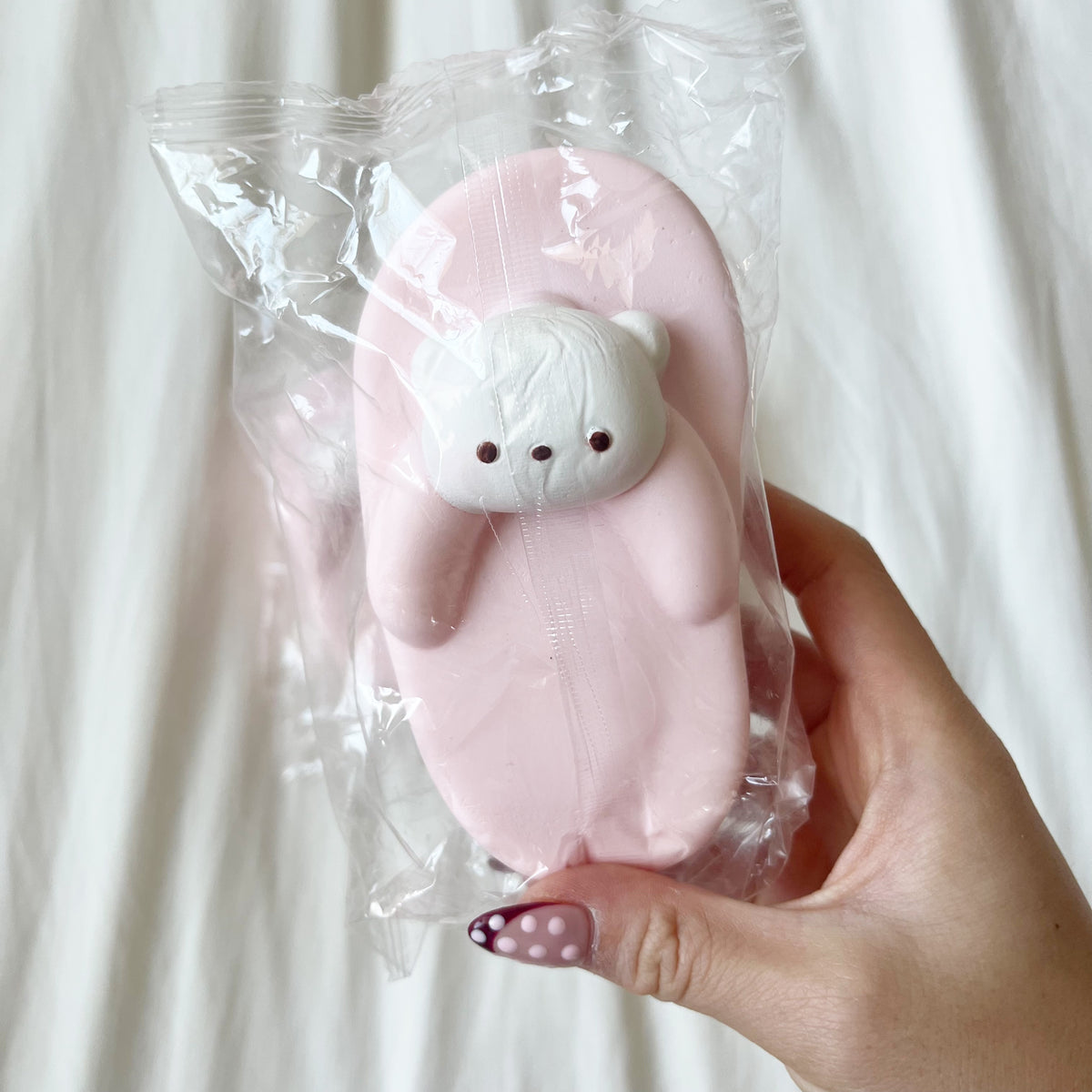 nunu bear slipper squishy