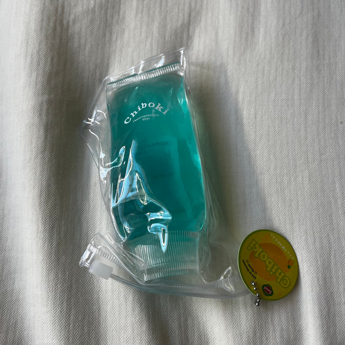 chiboki clear toothpaste squishy
