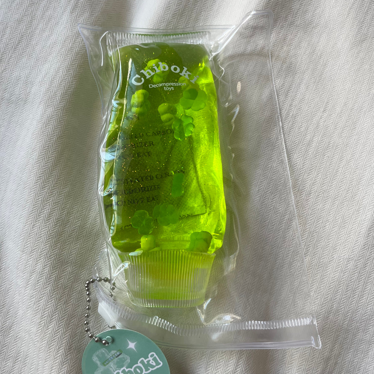 chiboki glitter toothpaste squishy