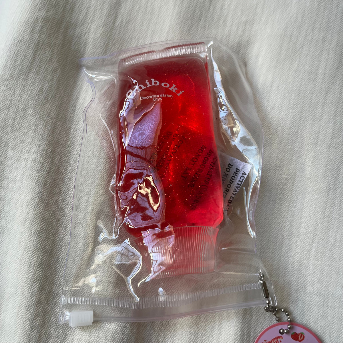 chiboki glitter toothpaste squishy