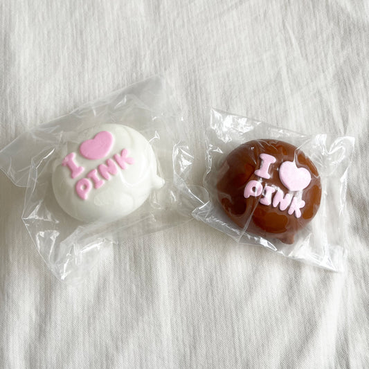 mido mini I heart pink squishy set