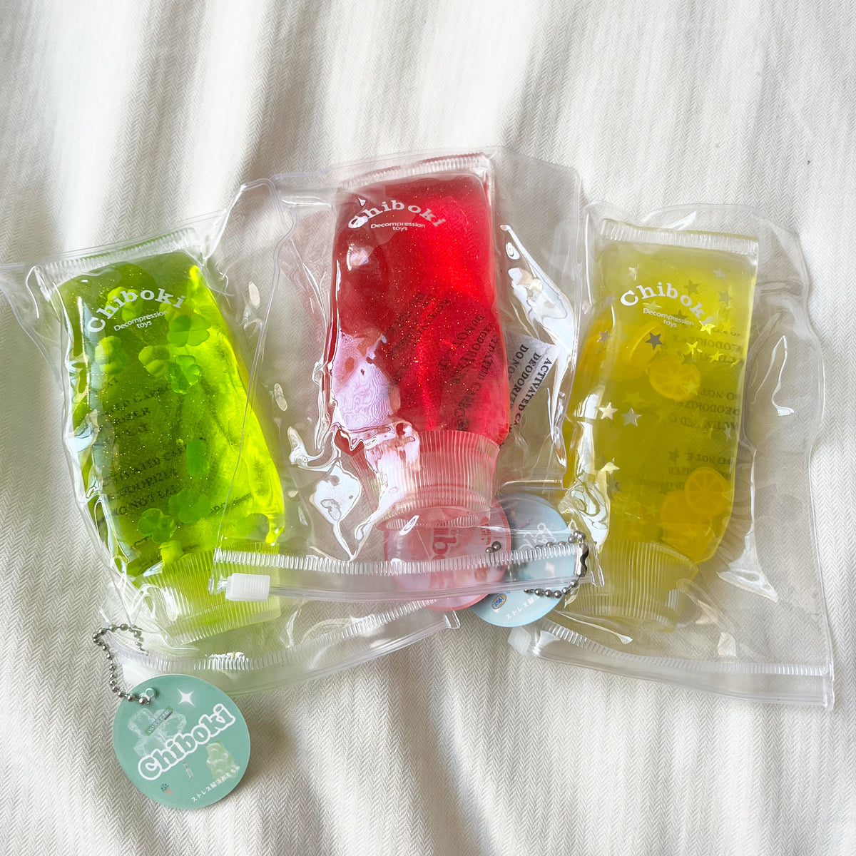 chiboki glitter toothpaste squishy