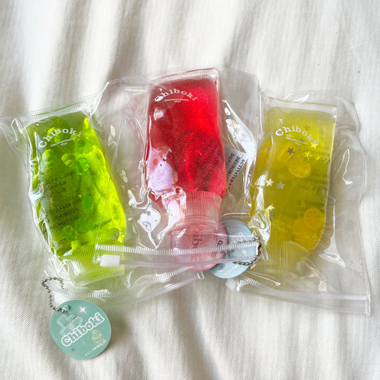 chiboki glitter toothpaste squishy