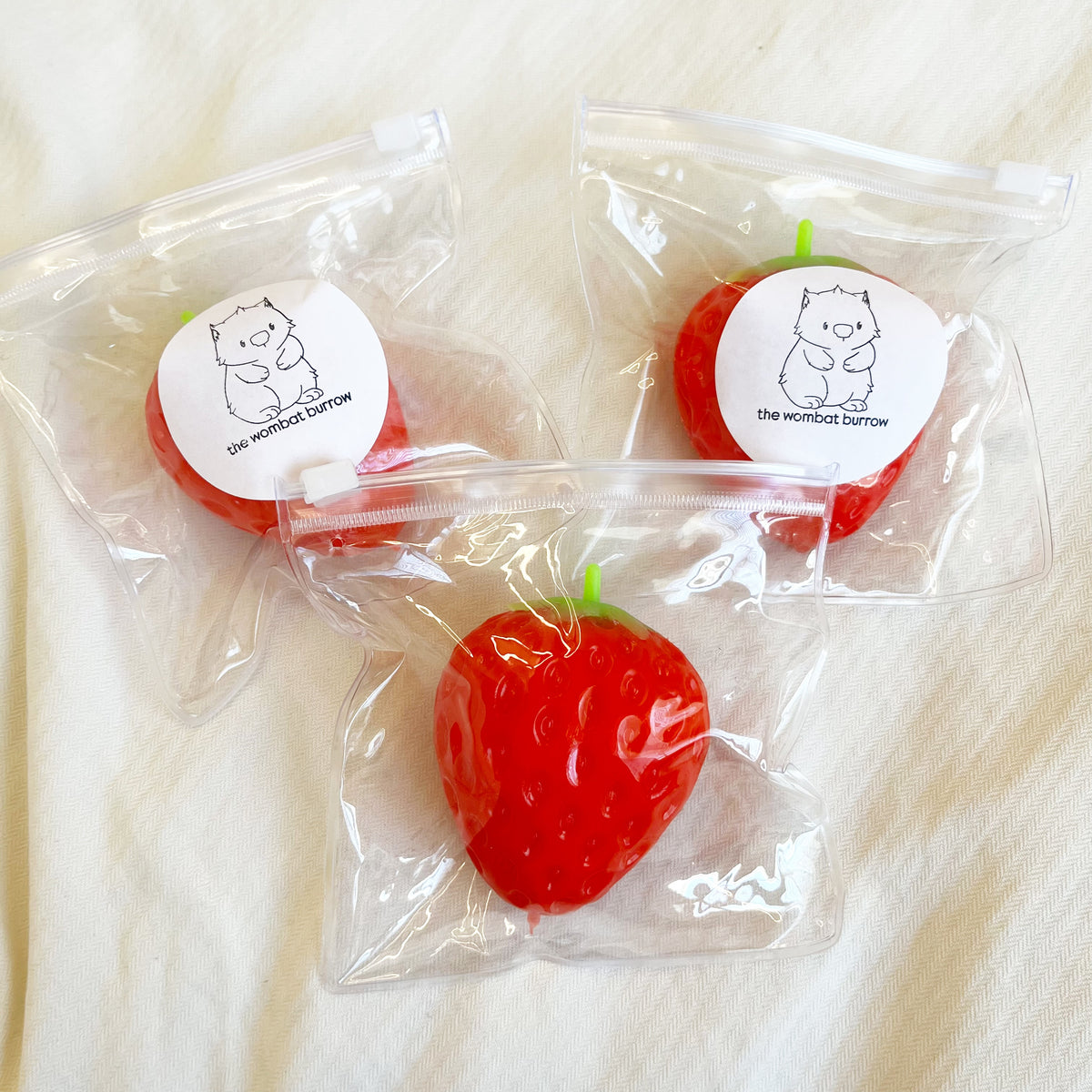 crunchy strawberry squishy
