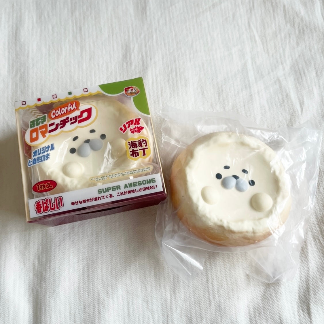 mido seal cheese cake squishy