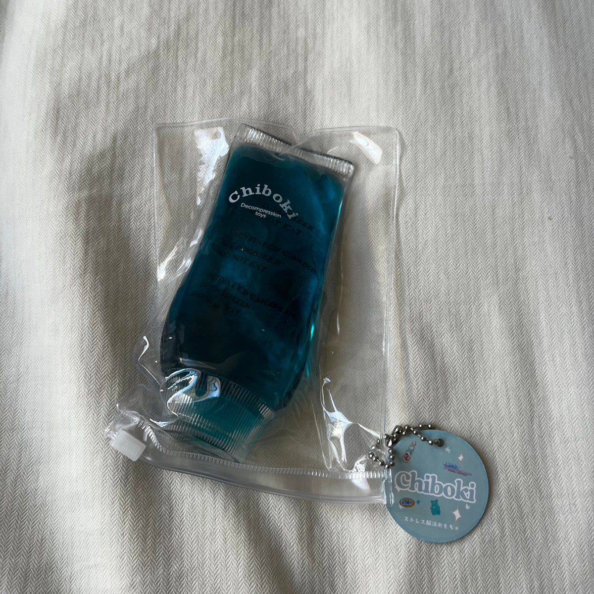 chiboki clear toothpaste squishy