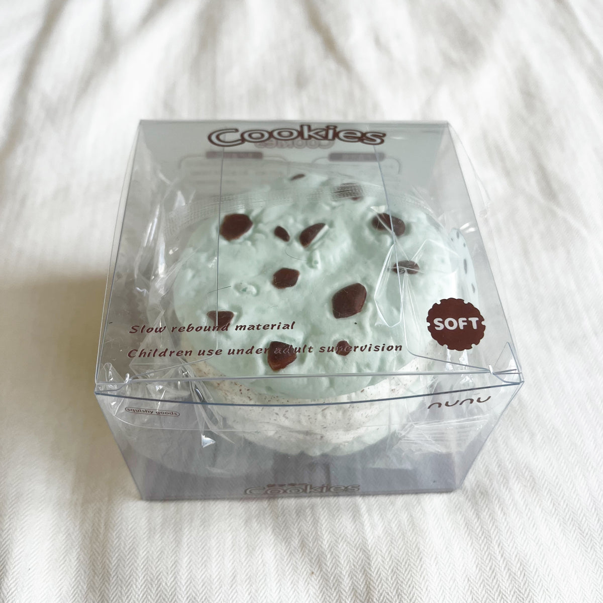 nunu mint cookie squishy