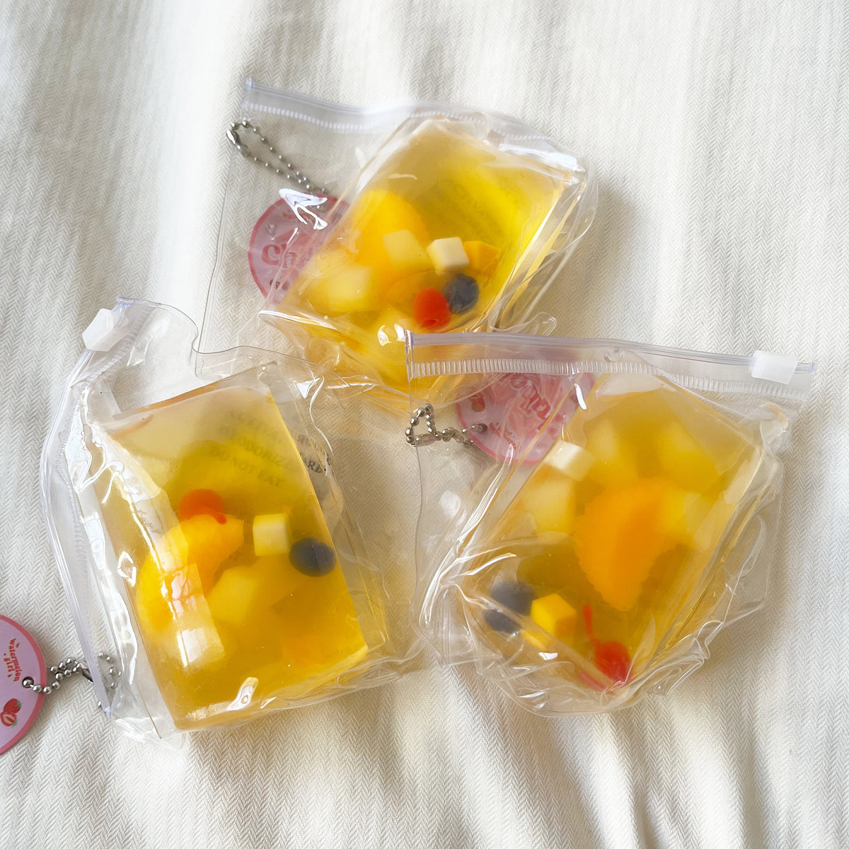 chiboki juice bag trinket